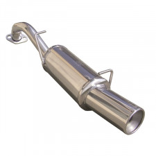 Inoxcar Stainless Rear Exhaust Toyota Yaris 1.8TS After 2006 1x102mm