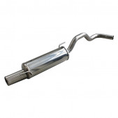 Auspuffendstück Inox Inoxcar Volkswagen Polo 6N 1.6 16v 1998-2002 1x80mm