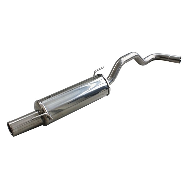 Inoxcar Stainless Rear Exhaust Volkswagen Polo 6N 1.6 16v 1998-2002 1x80mm - IC-WPO0680 - WPO.06.80 - 3661768209806