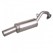 Terminal Echappement Inox Inoxcar Toyota Yaris 1.8 TS Après 2006 1x80mm