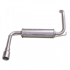 Inoxcar Stainless Rear Exhaust Toyota Aygo 1.0 After 2005 1x80mm