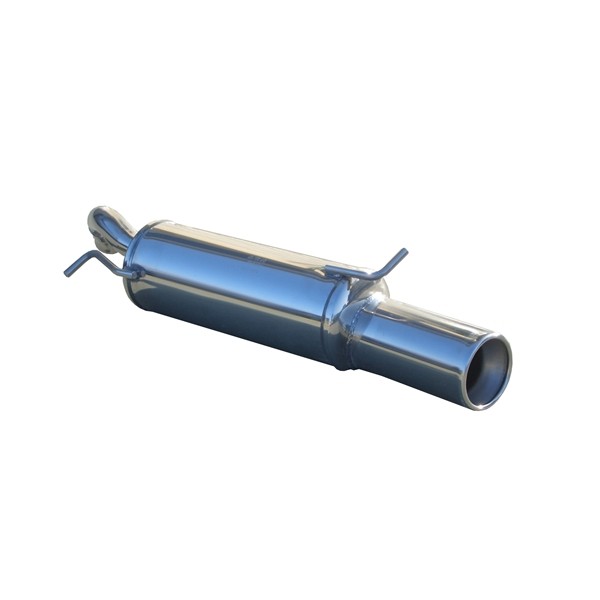 Inoxcar Stainless Rear Exhaust Toyota Yaris 1.5 Turbo 2003-2005 1x102mm - IC-TOYA03102 - TOYA.03.102 - 3661768417669