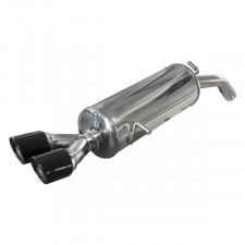 Inoxcar Stainless Rear Exhaust Peugeot 208 200CV After 2013 2x80X-Race Black