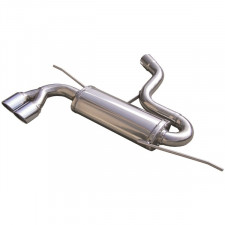 Terminal Echappement Inox Inoxcar Volkswagen Golf 5 FSi/GTi 2x80mm X-Race