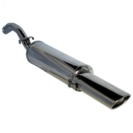 Auspuff Terminal Edelstahl Inoxcar Volkswagen Golf 2 GTi 1.8 16v 1x120x80mm