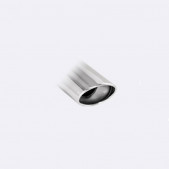 Inoxcar Stainless Rear Exhaust Seat Ibiza 6L 1.9 TDi 100 120x80mm