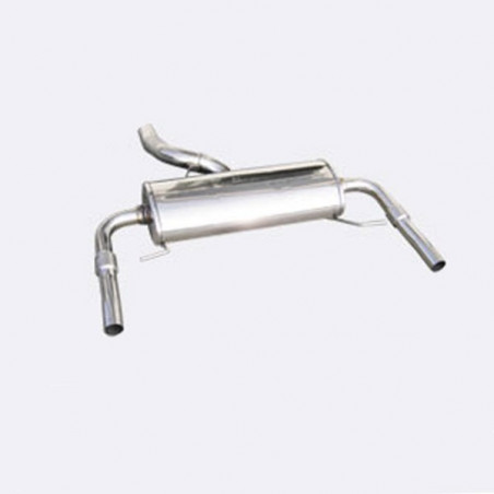 Terminale Scarico Inox Inoxcar Renault Clio 3 RS Dopo 2010 1x50mm Destro e Sinistro