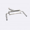 Inoxcar Stainless Rear Exhaust Renault Clio 3 RS After 2010 1x50mm Right and Left