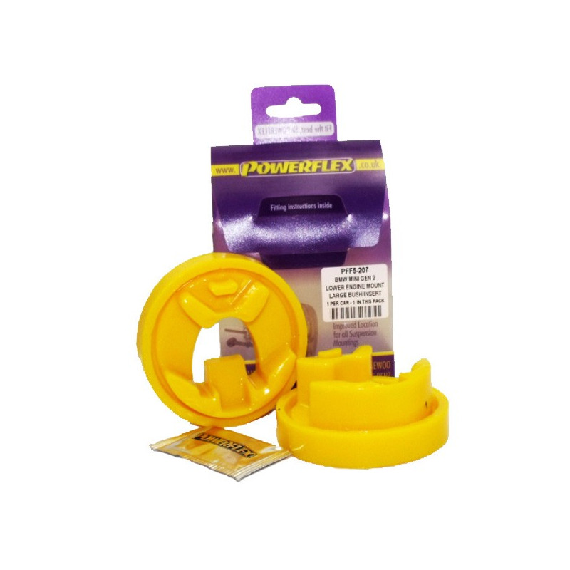 Silent Bloc Powerflex inferiore grande Motore Mini R55/R56/R57 (1 Pezzo) - PF-F5207 - PFF5-207 - 5055676512406