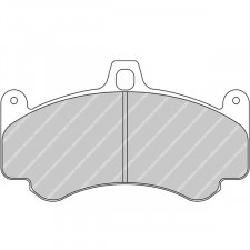 Ferodo DSUNO brake pads front for PORSCHE 911 3.8 GT3 CUP 01.05 - 12.09 caliper BREMBO