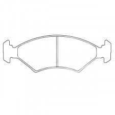 Brake pads CL Brakes RC6 front FORD Escort MK3 1.6 RS 1600 Turbo from 82 to 86