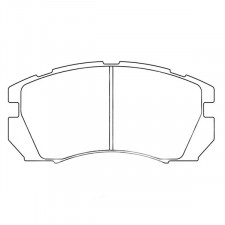 Bremsbeläge CL Brakes RC6 vor Subaru GTT nach 1997
