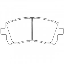 Bremsbeläge CL Brakes RC5 plus vor SUBARU Impreza 2.0i Turbo GT (211PS) von 96 bis 98