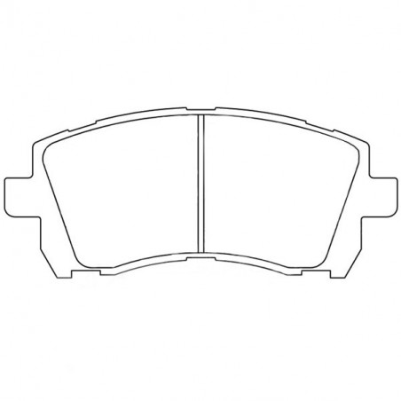 CL Brakes RC6 vorne Subaru 2-Kolben Bremsbeläge