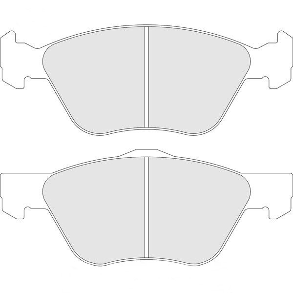 Pastiglie freno CL Brakes RC6 Anteriore Renault Twingo R2 - CL-4042-RC6 - 4042 RC6 - 3661768287255