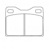 CL Brakes RC6 Rear Brake Pads Peugeot 208 R2 / Triumph Dolomite