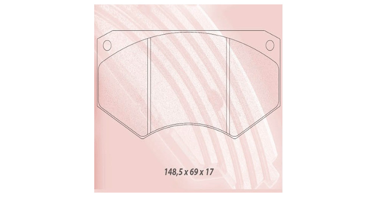 Plaquettes de Frein CL Brakes RC6 Etrier Tarox B32