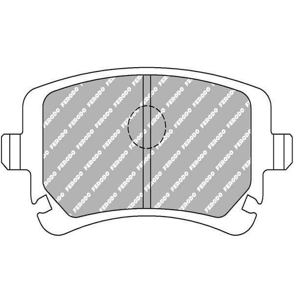 Bremsbeläge Ferodo DS2500 Hinten Audi - F-CP1655H - FCP1655H - 3661768379486