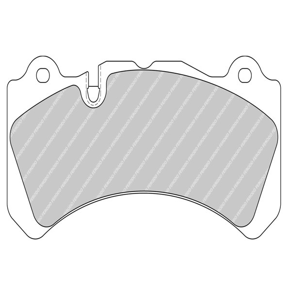 Bremsbelag Ferodo DS2500 vor Ferrari 458 - F-RP3098H - FRP3098H - 3661768328637