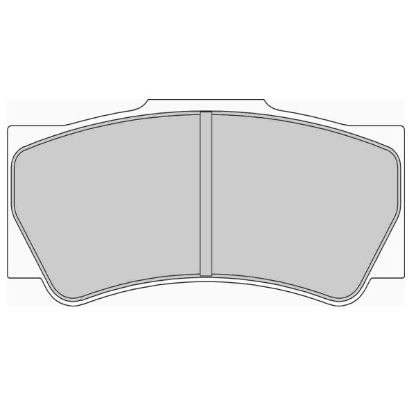 Bremsbelag Ferodo Formel Renault DS3000 - F-RP3117R - FRP3117R - 3661768488706