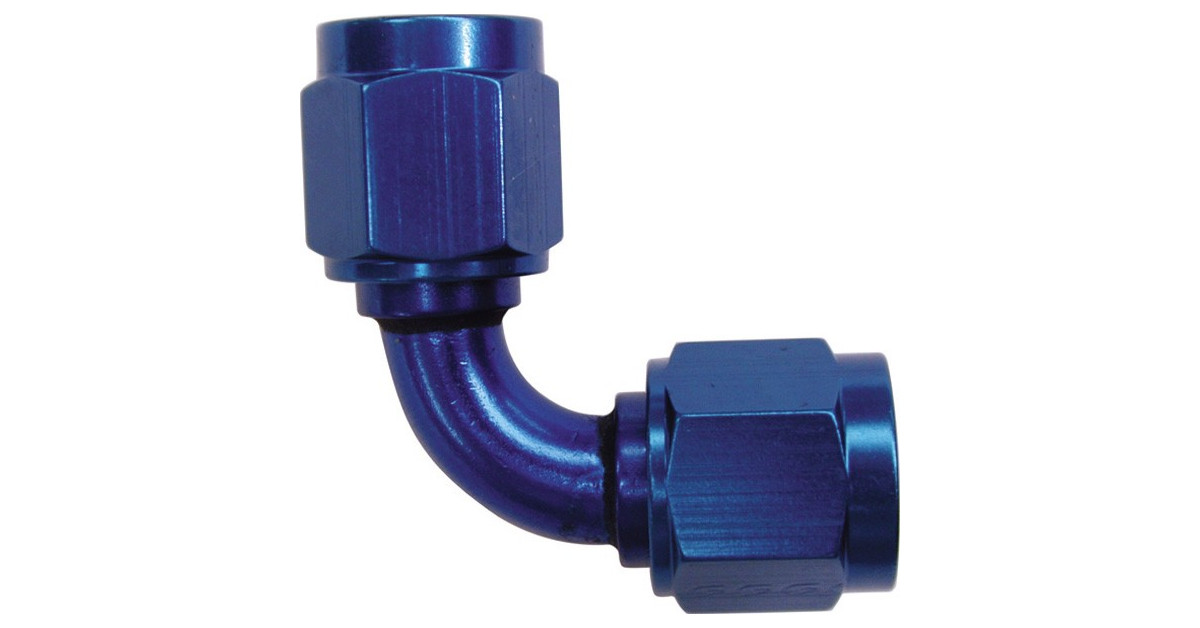 Goodridge Buchse/Buchse Adapter 90° JIC 3/4x16 Alu