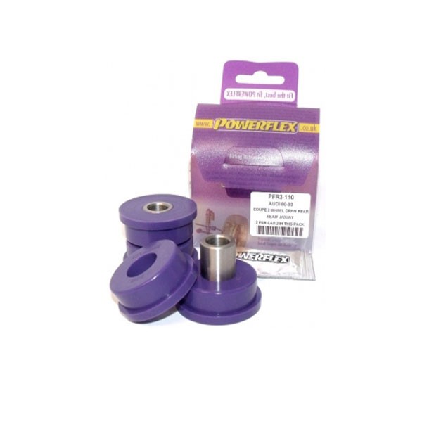 Silent Bloc Powerflex Vorderachse Hinterachse Audi 80/90Cabriolet/Coupé 1973-1996 (2 Stück) - PF-R3110-2 - PFR3-110 - 5055676500694