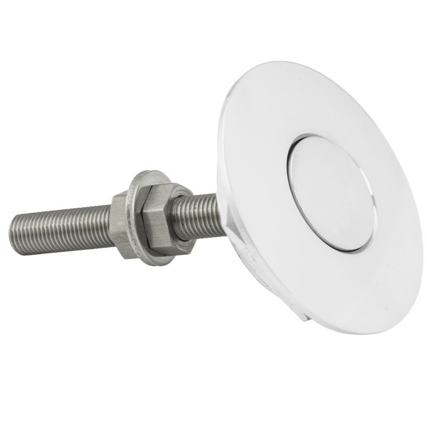 Push clip 31mm Longueur 55mm aluminium poli - AS-PFEQL10 - 3661768492796