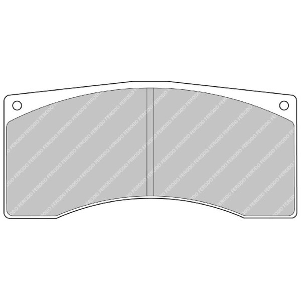 Pastiglie Freno Ferodo DS3000 Pinza Alcon - F-RP1077Z - FRP1077Z - 3661768500514