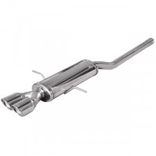 Scarico Inoxcar Silenziatore Terminale Centrale 2X80 X-RACE MINI COOPER 1.6 S (175CV) dopo il 2007  (Tipo R56)