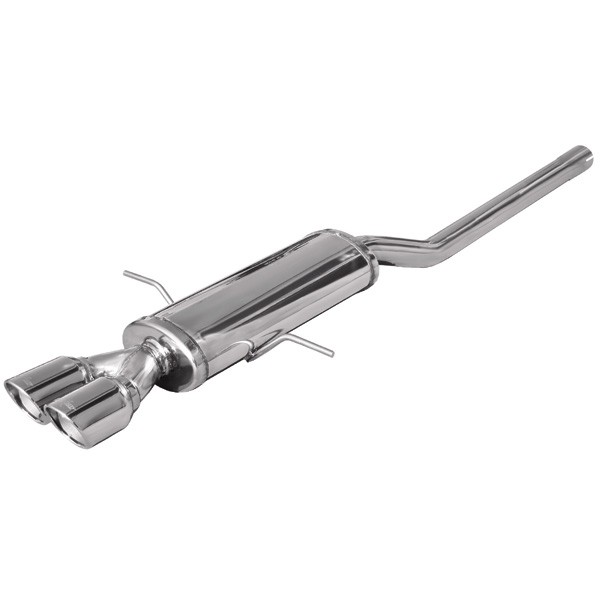 Echappement Inoxcar Silencieux Arrière Central 2X80 X-RACE MINI COOPER 1.6 S 175CV après 2007 Type R56 - IC-MICO07XR80 - MICO.07.XR80 - 3661768501177