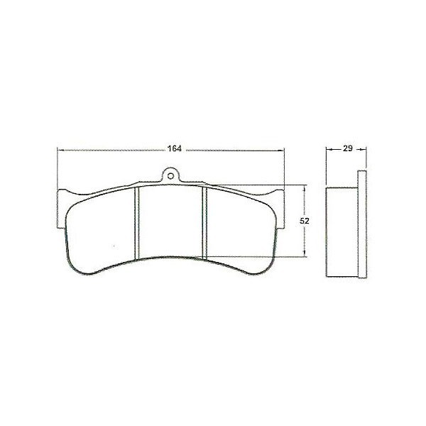 Brake Pads  PFC 7797 01 29mm Caliper Brembo - PFC-7797-01-2944 - 7797.01.29.44 - 3661768171820