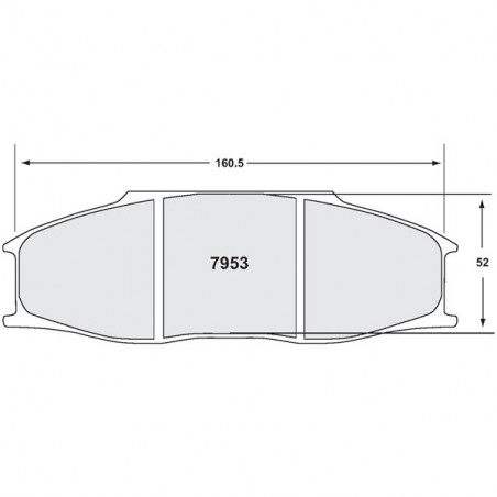 Plaquettes de Frein PFC 7953 11 30mm