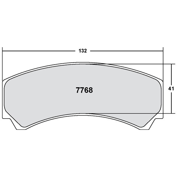 PFC 7768 01 16mm Norma M20 brake pads - PFC-7768-01-1644 - 7768.01.16.44 - 3661768519967