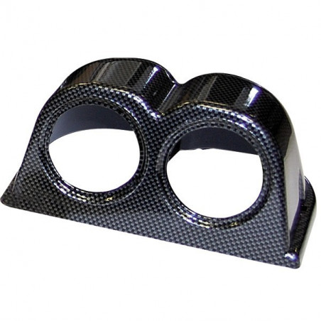 Support GT2i Race & Safety 2 manomètres look carbone