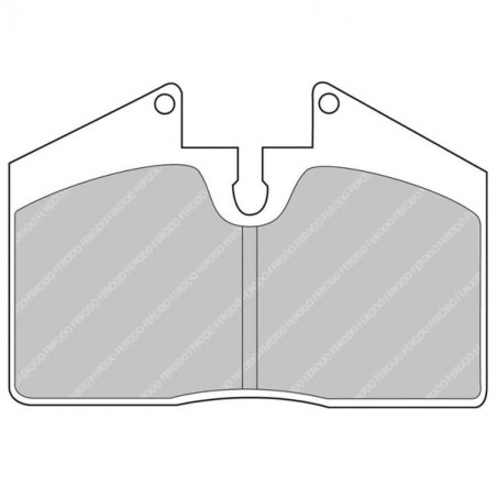 Bremsbeläge Ferodo DS2500 Hinten Porsche 944 / 968
