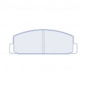 Plaquettes de Frein CL Brakes RC6 Arrière Simca 1000