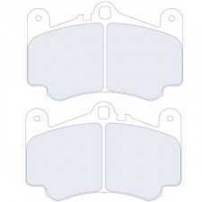 Plaquettes de Frein CL Brakes RC6 avant Porsche 911 996 3.4 Carrera super cup 99-01
