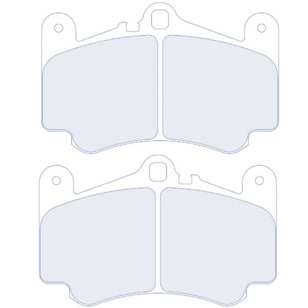 CL Brakes RC6 Front Brake Pads Brembo Porsche 911 - CL-4078-RC6 - 4078 RC6 - 3661768521885