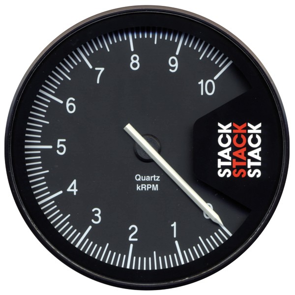 Drehzahlmesser Pro Stack 0-4-10.5 D80 Schwarz - ST-400-0-4-10500 - ST400-04105 - 3661768100943
