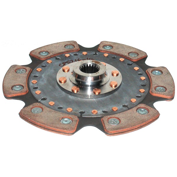 Disque d'embrayage AP Racing métal fritté rigide 6 patins 215mm M3 - AP-CP5346-12 - CP5346-12 - 3661768080078