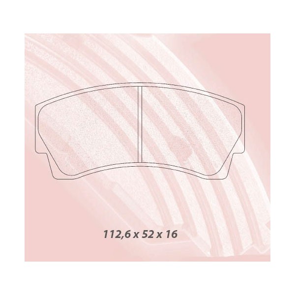 Brake pads CL Brakes RC5 front Peugeot 206 Volant/CP3345/F3000 - CL-5007W43T16RC5 - 5007W43T16 RC5+ - 3661768448861