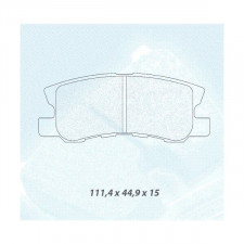 Plaquettes de Frein CL Brakes RC6 arrière Mitsubishi Pajero 3
