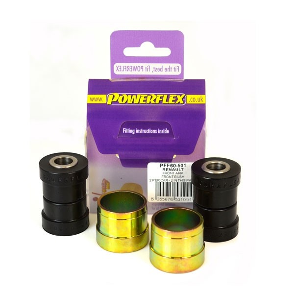 Silent Blocs Powerflex Vorne Dreieck Vorne Renault Megane 2 RS 225 R26 (2 Stück) - PF-F60501-2 - PFF60-501 - 5055676531094