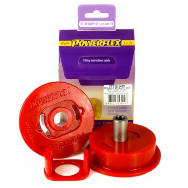 Powerflex Rear Lower Engine Mounting bush Renault Mégane 2 RS 225 R26 (1 Piece) - PF-F60524R - PFF60-524R - 5055676531506