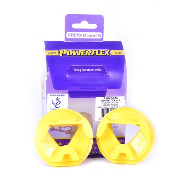 Silent Bloc POWERFLEX Inserto Motore Inferiore Renault Megane 2RS225 R26 (1 Pezzo) - PF-F60920 - PFF60-920 - 5055676528742