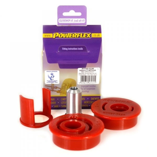 Silent Blocs POWERFLEX Motorhalterung oben rechts Renault Megane 2 RS 225 R26 (1 Stück) - PF-F60522R - PFF60-522R - 5055676531605