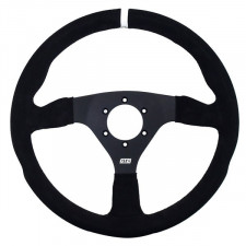 GT2i PRO Suede Steering Wheel Black/Black Flat