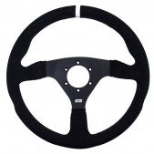 Volant PRO Peau retournée GT2i Noir/Noir Plat