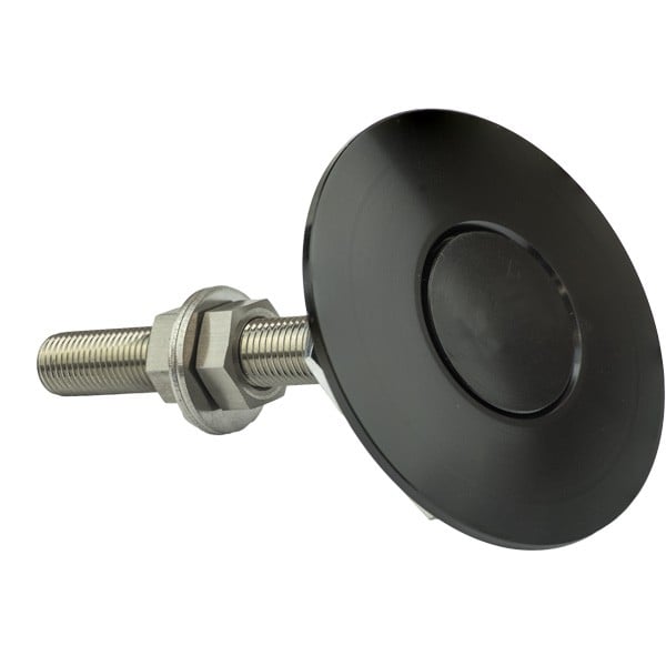 Push clip 31mm Longueur 55mm alu Noir - AS-PFEQL10BK - 3661768533840