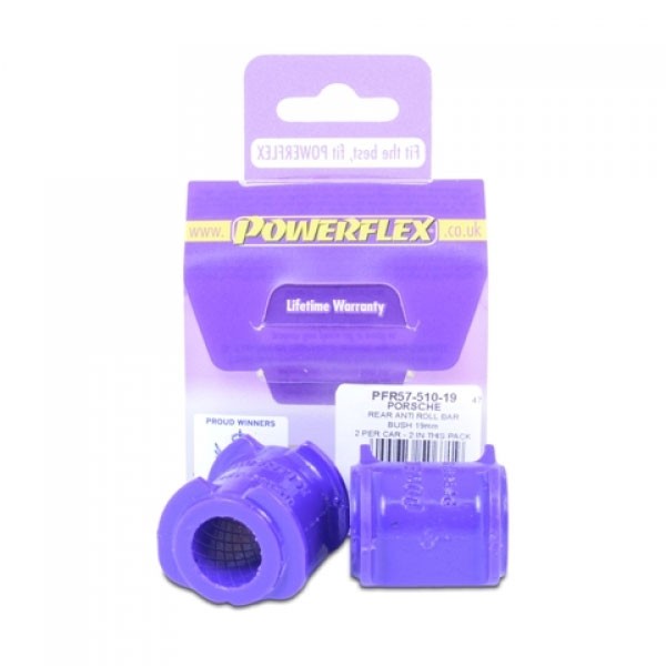 Powerflex Rear Anti-Roll Bar Bush 19mm Porsche 996 1997-2005 (2 pieces) - PF-R57510-19-2 - PFR57-510-19 - 5055676506719